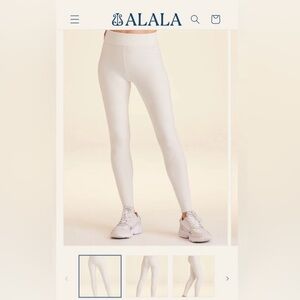 NWT Alala goddess cashmere tight, bone, Medium